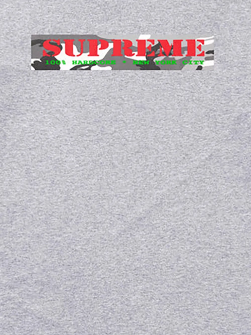 Supreme Hardcore Heather Grey T-shirt - Grijs