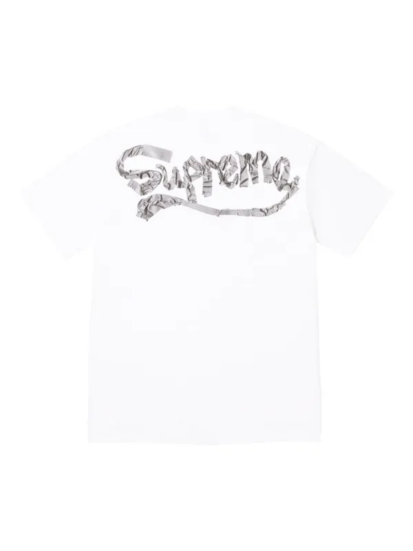 Supreme tape-print T-shirt | White | FARFETCH