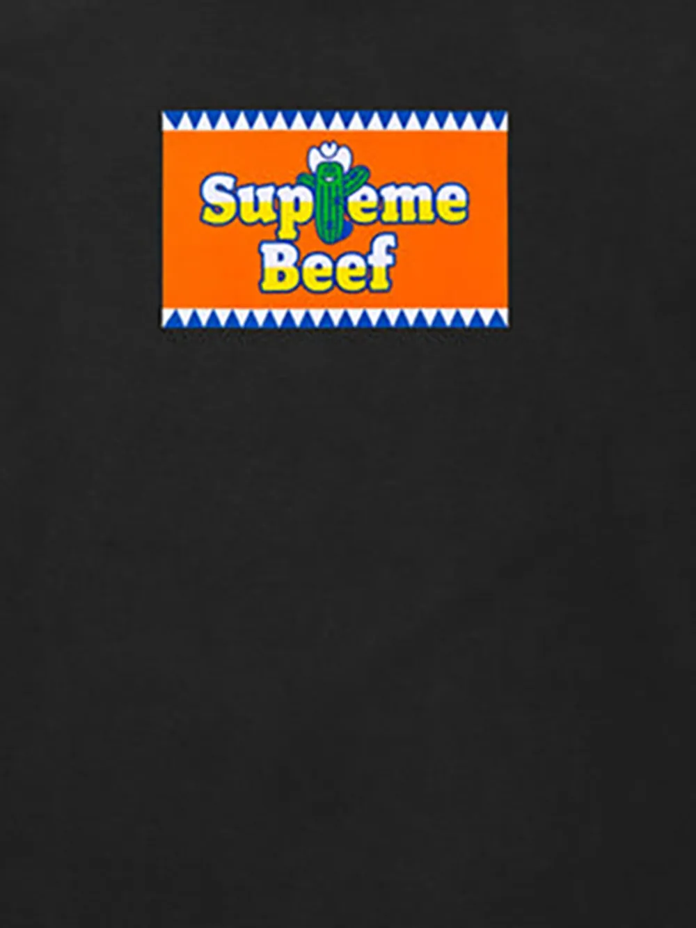 Supreme Beef "Black" T-shirt Zwart