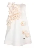JESSIE AND JAMES KIDS ruffle-embellished dress - Neutrals