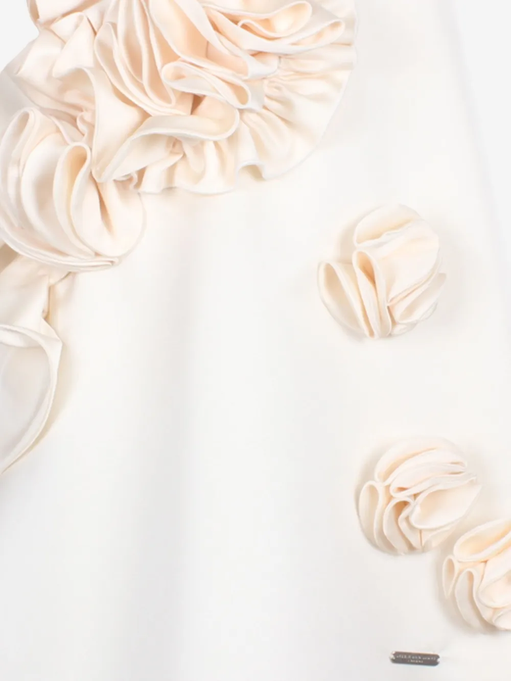 JESSIE AND JAMES KIDS Jurk verfraaid met ruches Beige