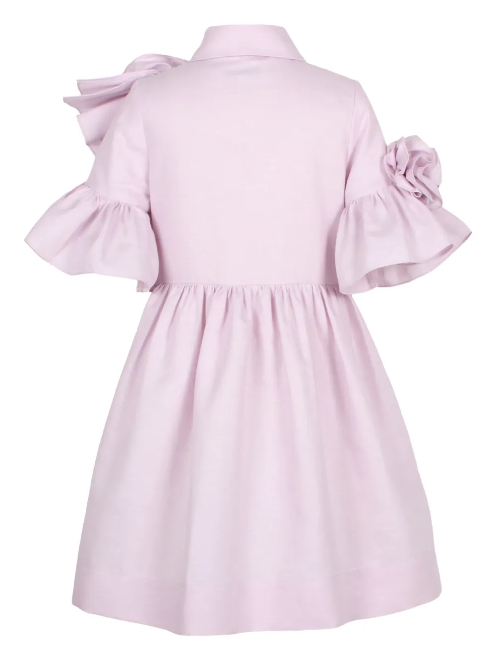 JESSIE AND JAMES KIDS Blousejurk met ruches en roosdetail Paars