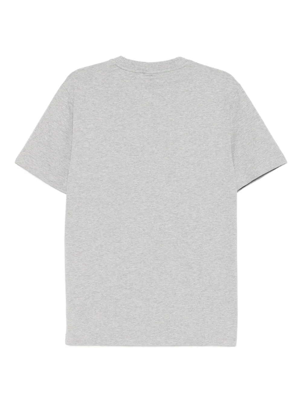 Hugo Boss Mens Boss Logo-embroidered Regular-fit Stretch-cotton T-shirt In Gray