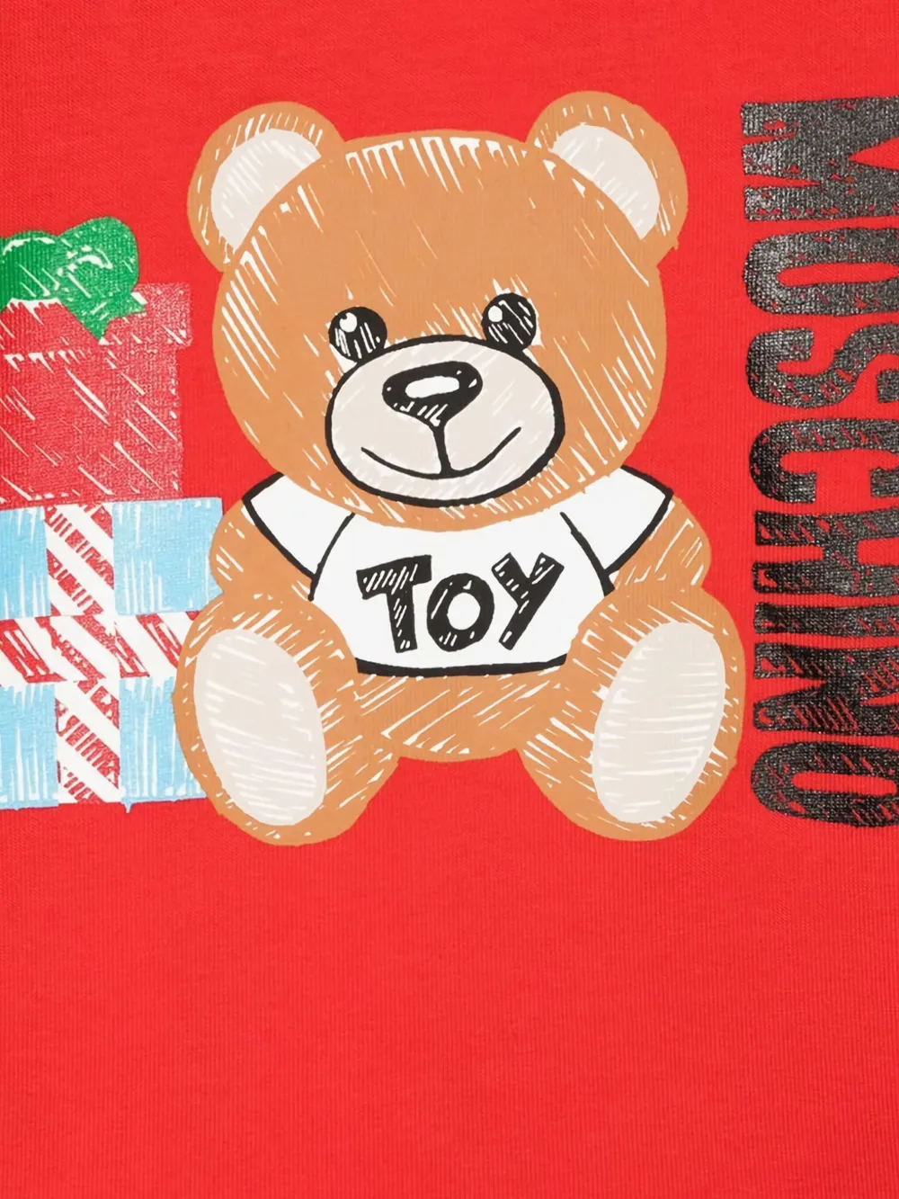 Moschino Kids Top met grafische print Rood