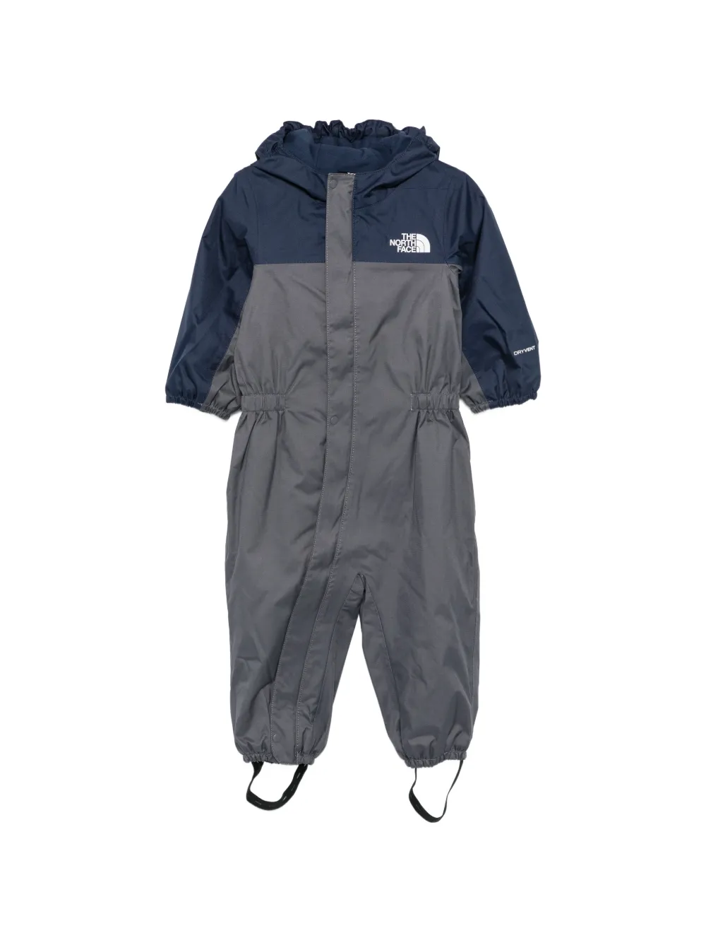 The North Face Kids DryVent hooded snowsuit - Grigio