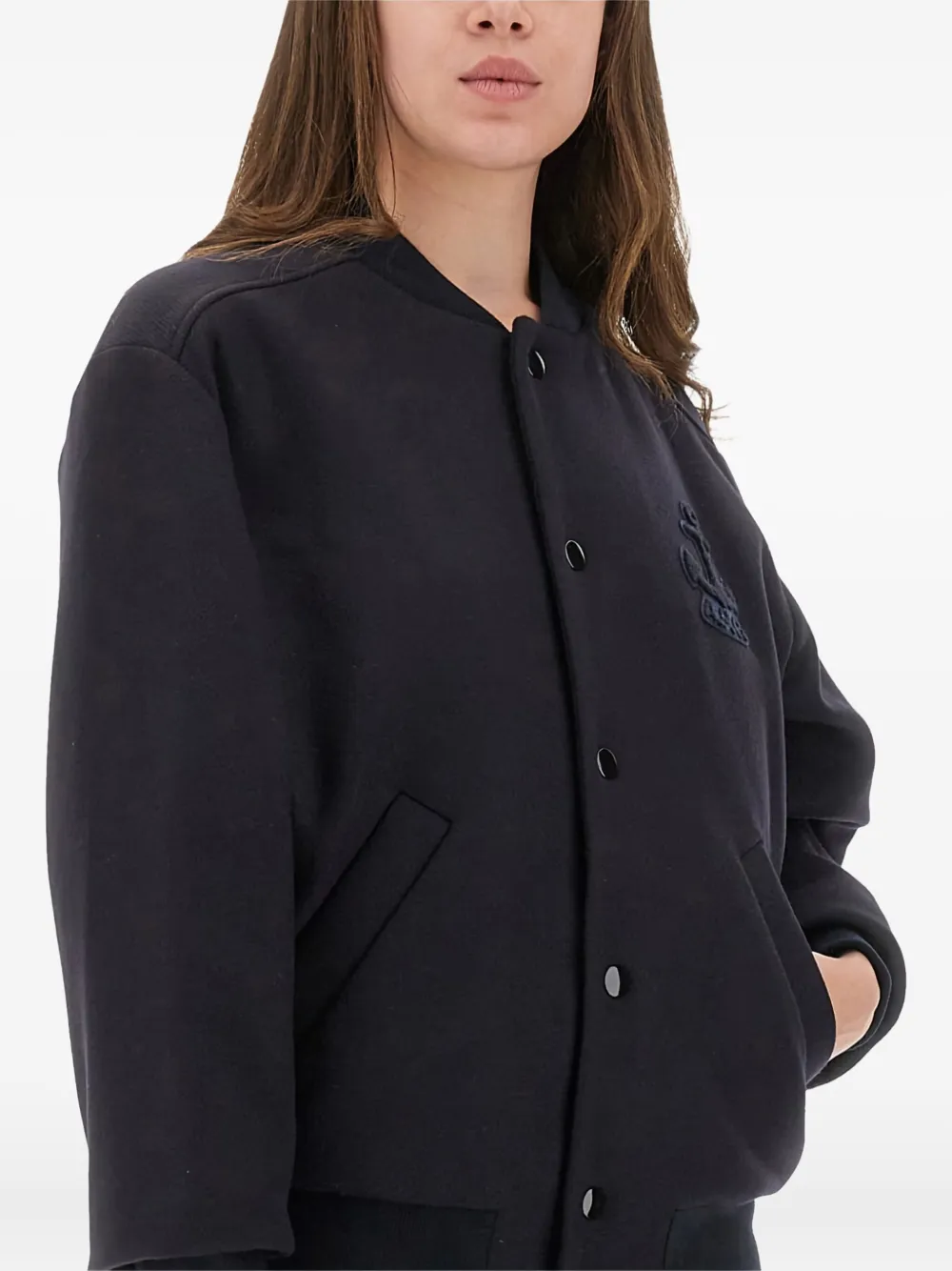 A.P.C. Jack met borduurwerk en knopen Blauw