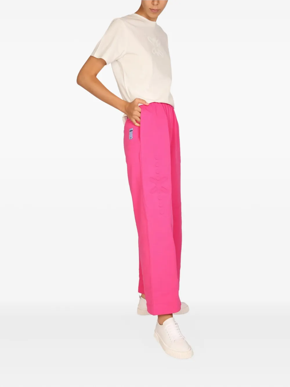 MCQ elasticated-waistband trousers - Roze