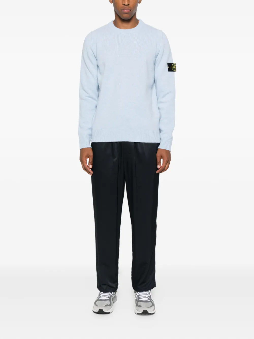 Stone Island Compass-motif wool-blend sweater | كنزات | Image 2