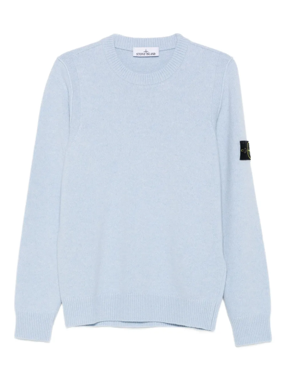 Stone Island Compass-motif wool-blend sweater | أزرق | Image 1