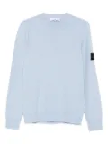 Stone Island Compass-motif wool-blend sweater - Blue