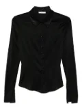Patrizia Pepe pointed-collar blouse - Black