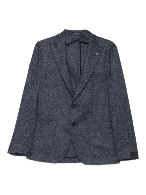Tagliatore two-button speckled jacket