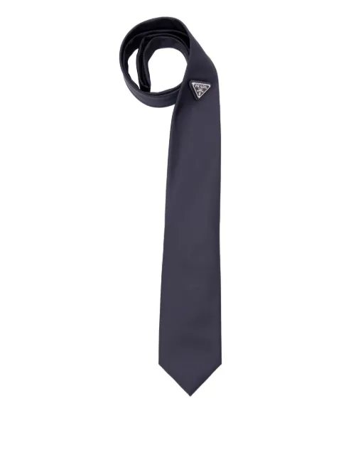 Prada triangle-logo tie