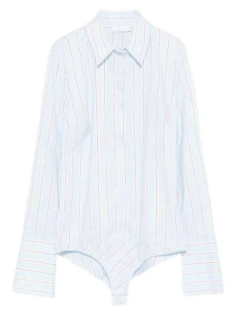 Patrizia Pepe striped cotton bodysuit