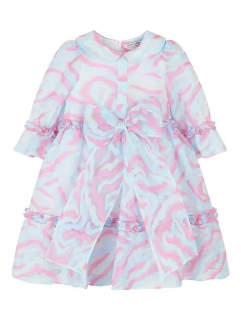 MAMA LUMA KIDS ruffled bow dress