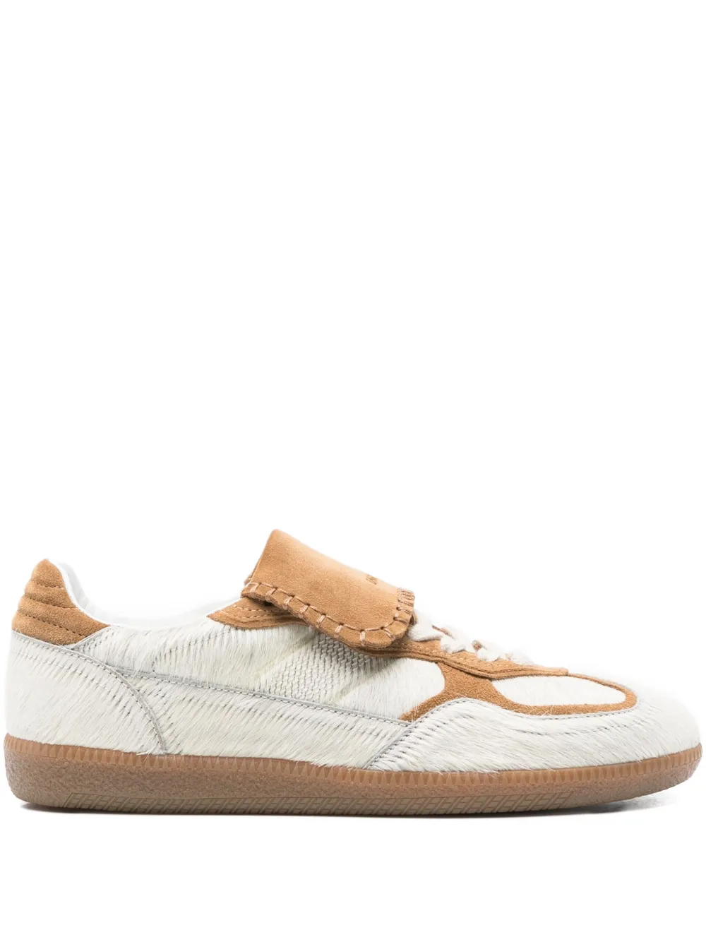 ALOHAS leather strap trainers White