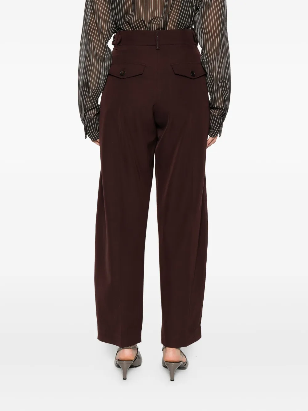 Brunello Cucinelli pleated-details trousers Bruin