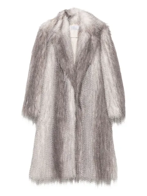 Giuseppe Di Morabito faux-fur belted coat
