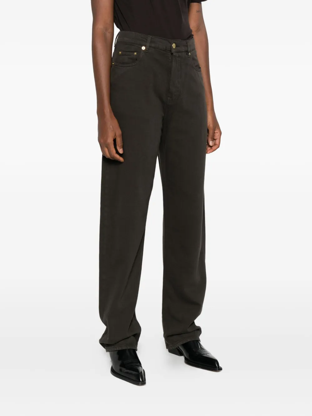 Darkpark Gale Jeans In Brown