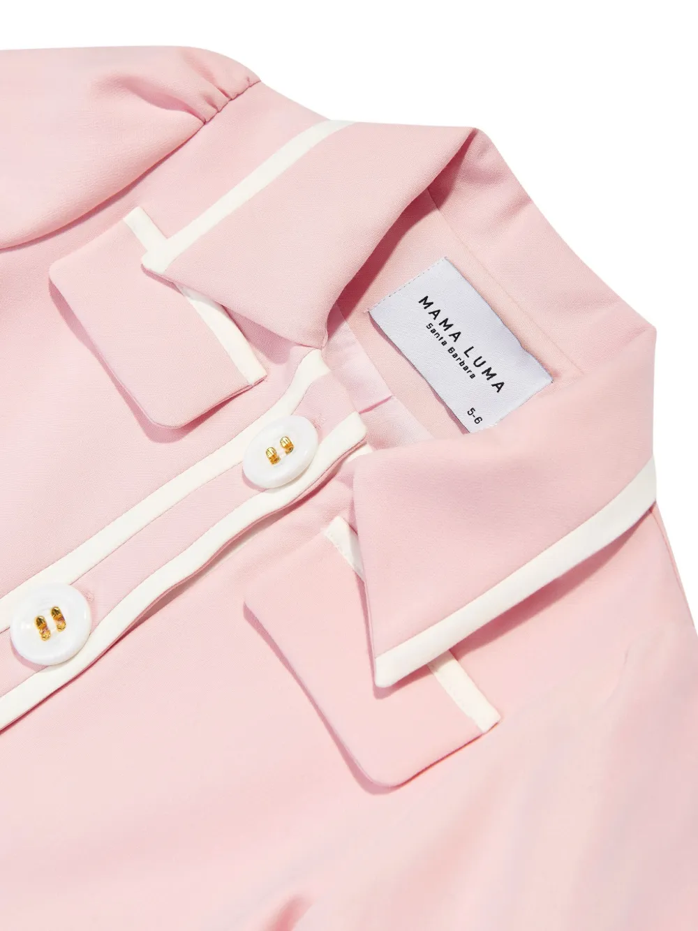 MAMA LUMA KIDS Top met pofmouwen PINK
