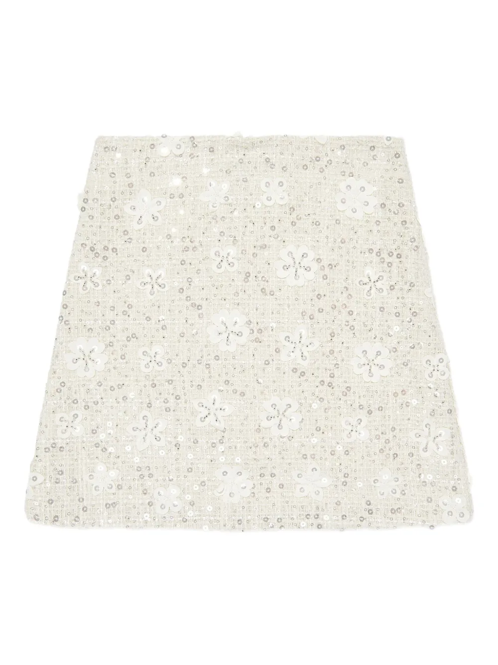MAMA LUMA KIDS sequin-flower skirt | Neutrals | Image 1