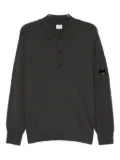 C.P. Company goggle-lens wool polo shirt - Grey