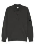 C.P. Company goggle-lens wool polo shirt - Grey