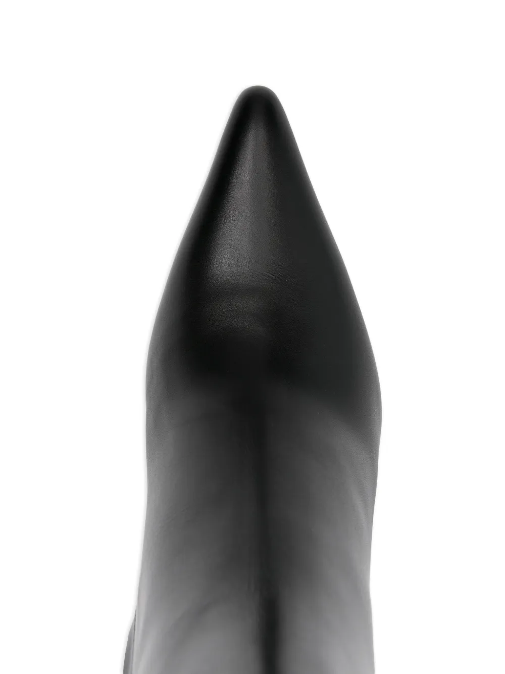 Mugler 100mm pointed-toe sculpted-heel boots Black