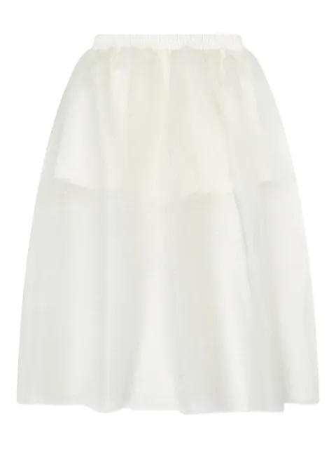 MAMA LUMA KIDS glitter elastic-waist skirt