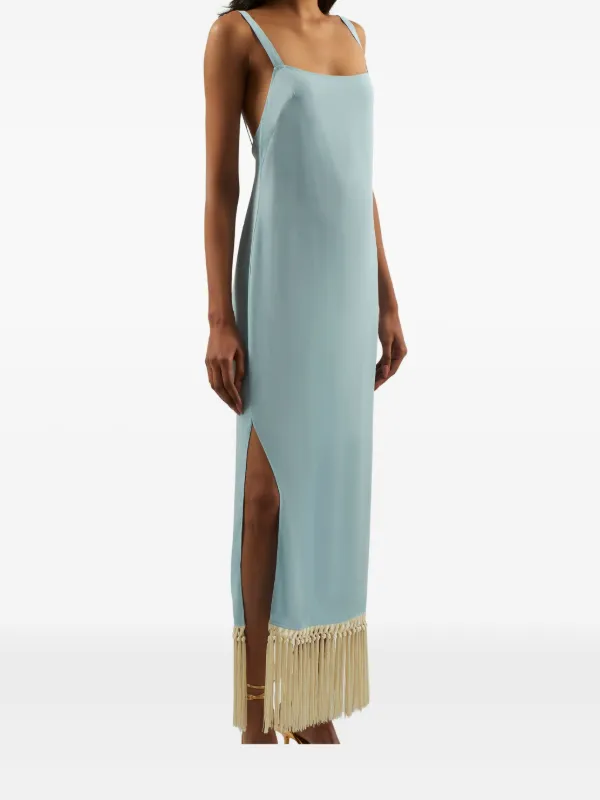 taller marmo blue dress Taller Marmo - - Del Rio Dress - Blue - IT 42
