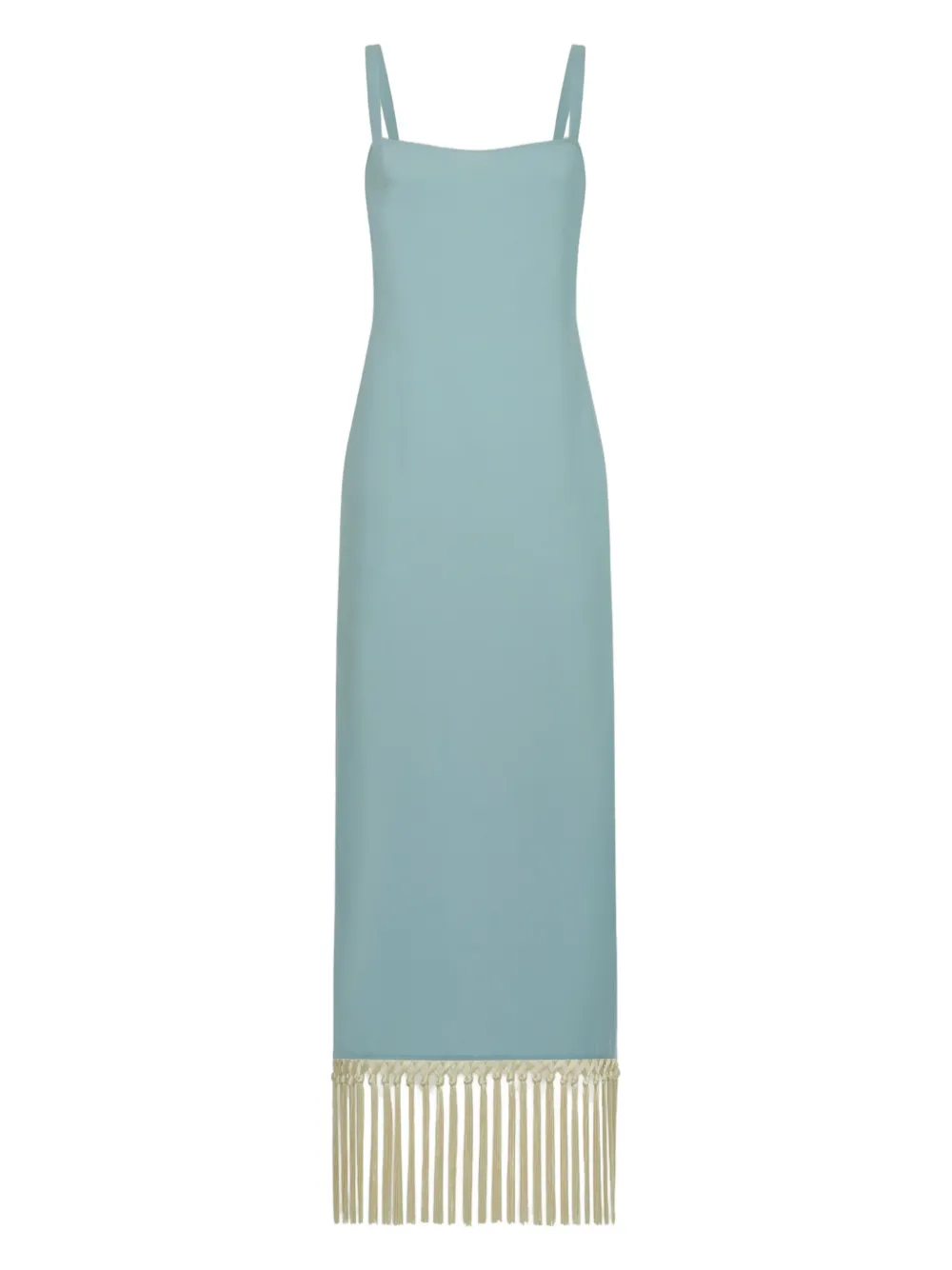Taller Marmo Palermo fringe-detail midi dress | Blue | Image 1
