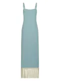 Taller Marmo Palermo fringe-detail midi dress - Blue