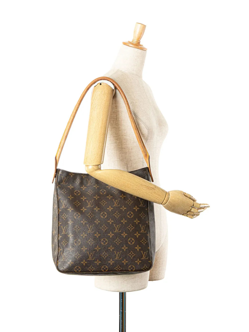 Louis Vuitton Pre-Owned 2002 Monogram Looping GM shoulder bag | Pre-Owned | Image 2