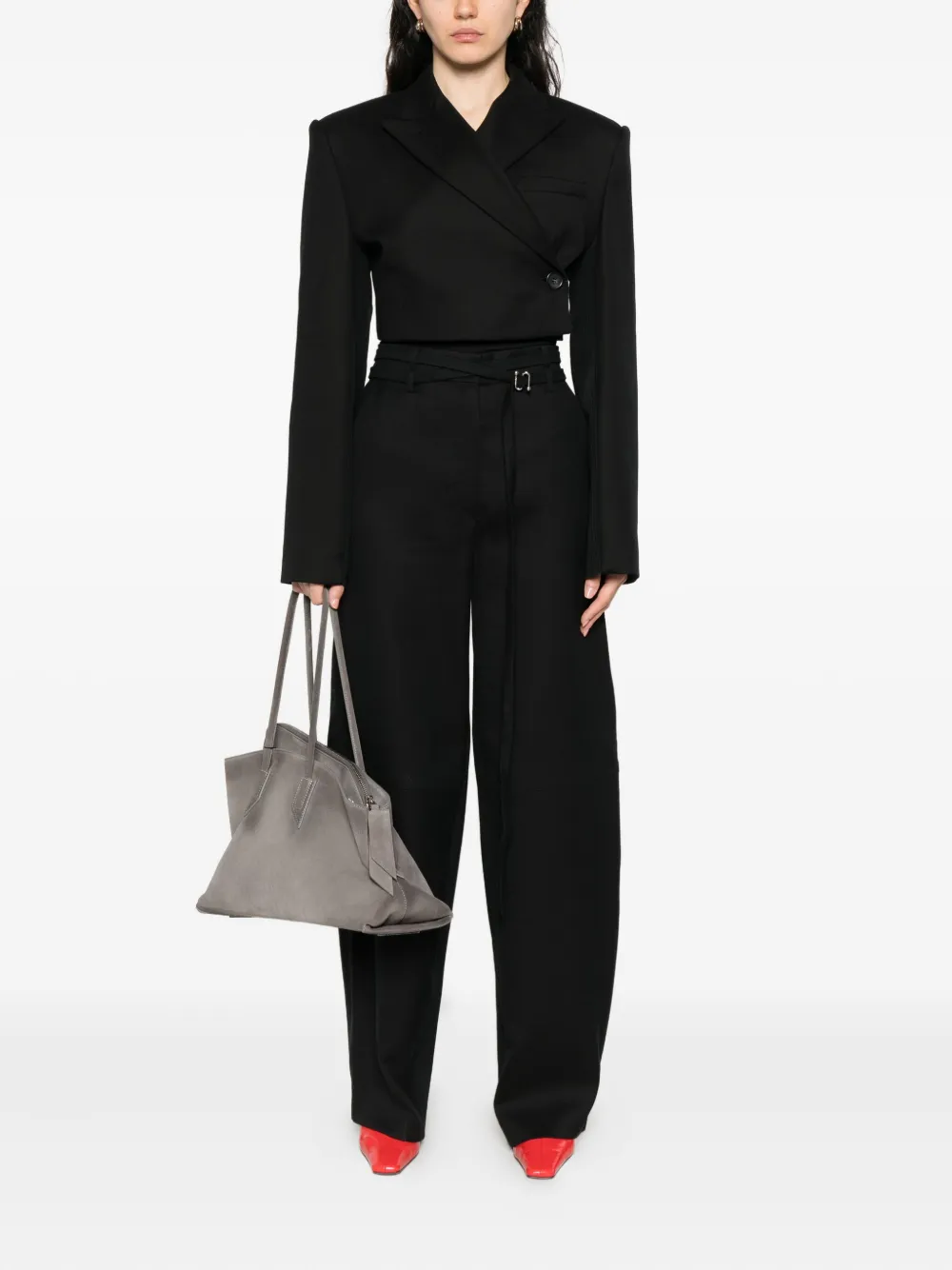 Sportmax wrap-design cropped jacket | Cropped Jackets | Image 2