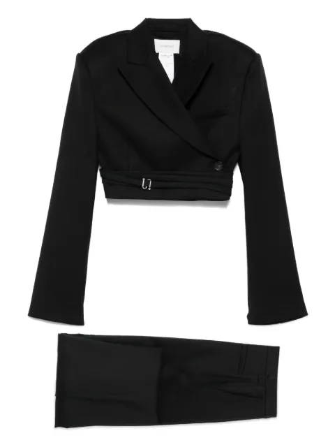 Sportmax wrap-design cropped jacket