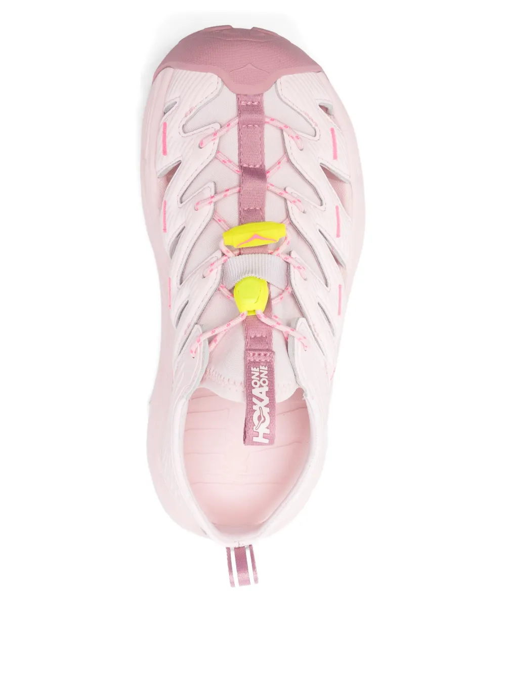 HOKA Hopara lace-up textured sandals Pink