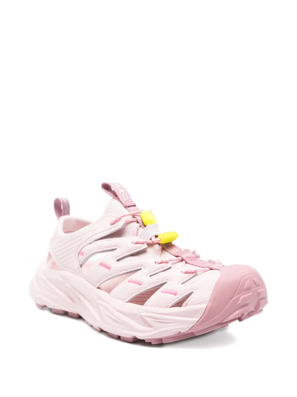 HOKA Hopara lace-up textured sandals Pink