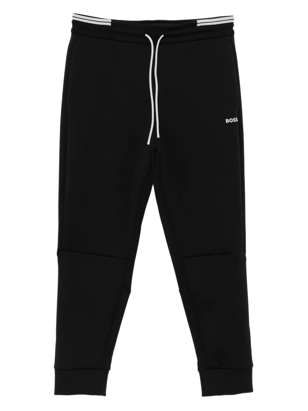 Hugo Boss Logo-embossed Track Pants In Black