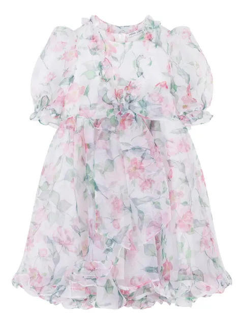 MAMA LUMA KIDS floral-print ruffled dress