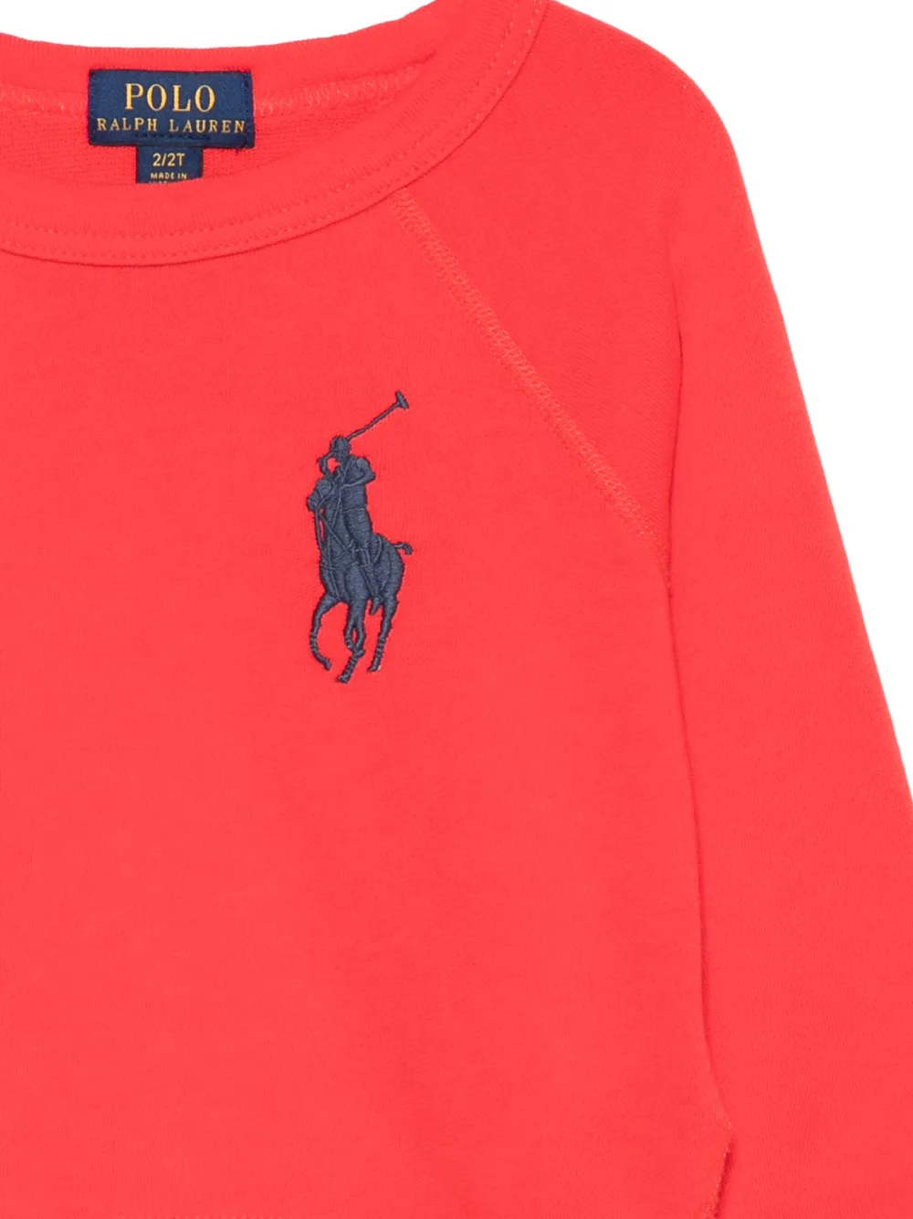 POLO RALPH LAUREN KIDS Pony sweater met raglan mouwen Rood