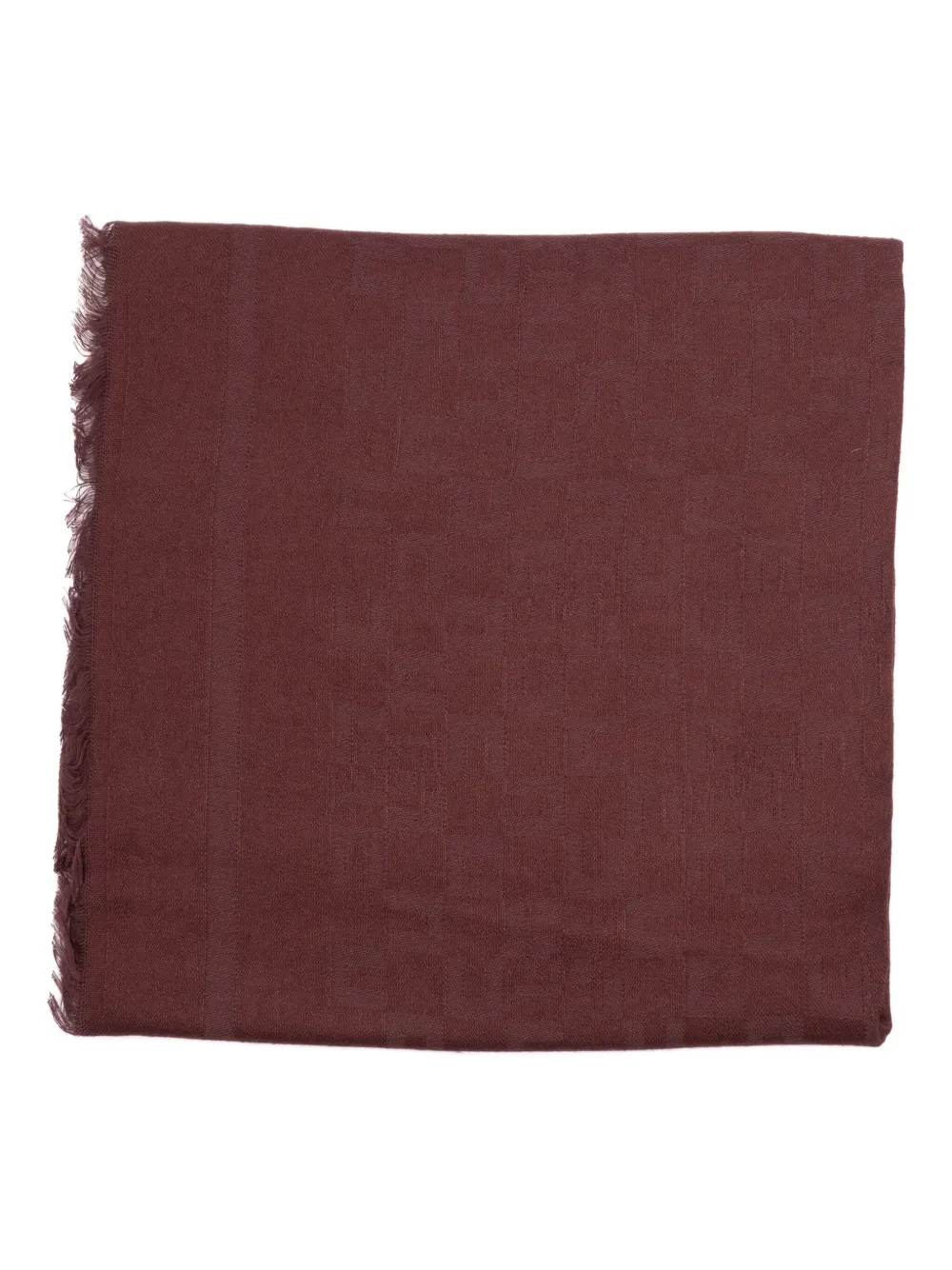 Elisabetta Franchi fringed scarf Rood