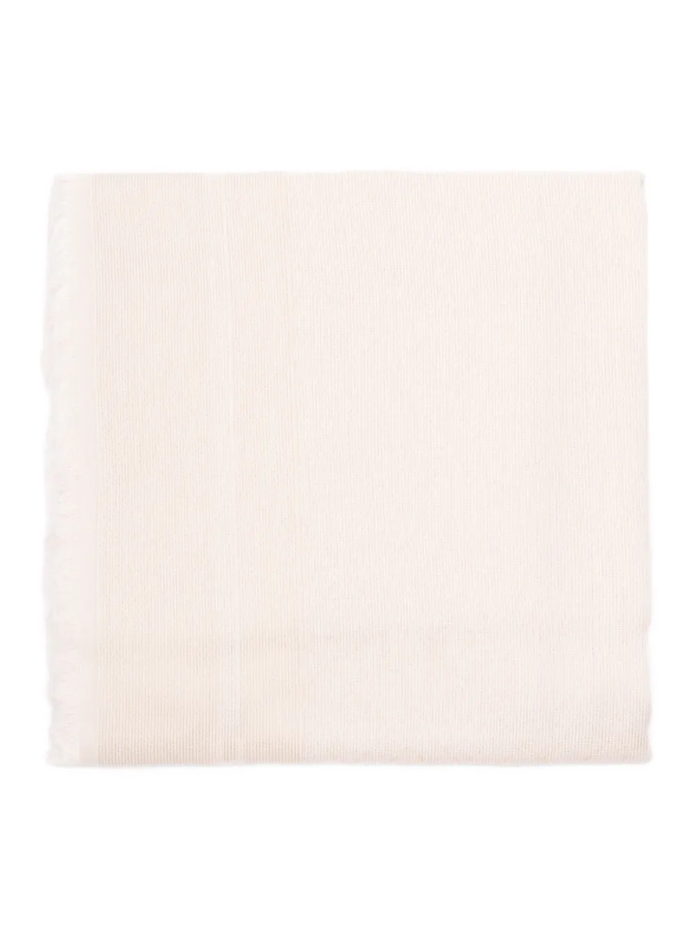 Elisabetta Franchi ribbed frayed-edge scarf Beige