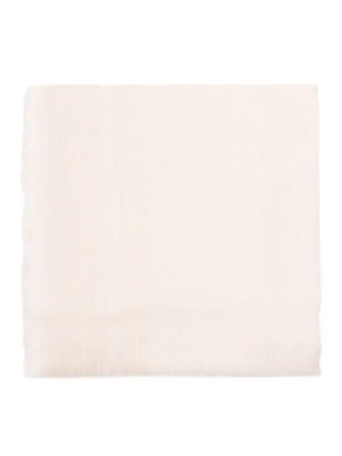 Elisabetta Franchi ribbed frayed-edge scarf