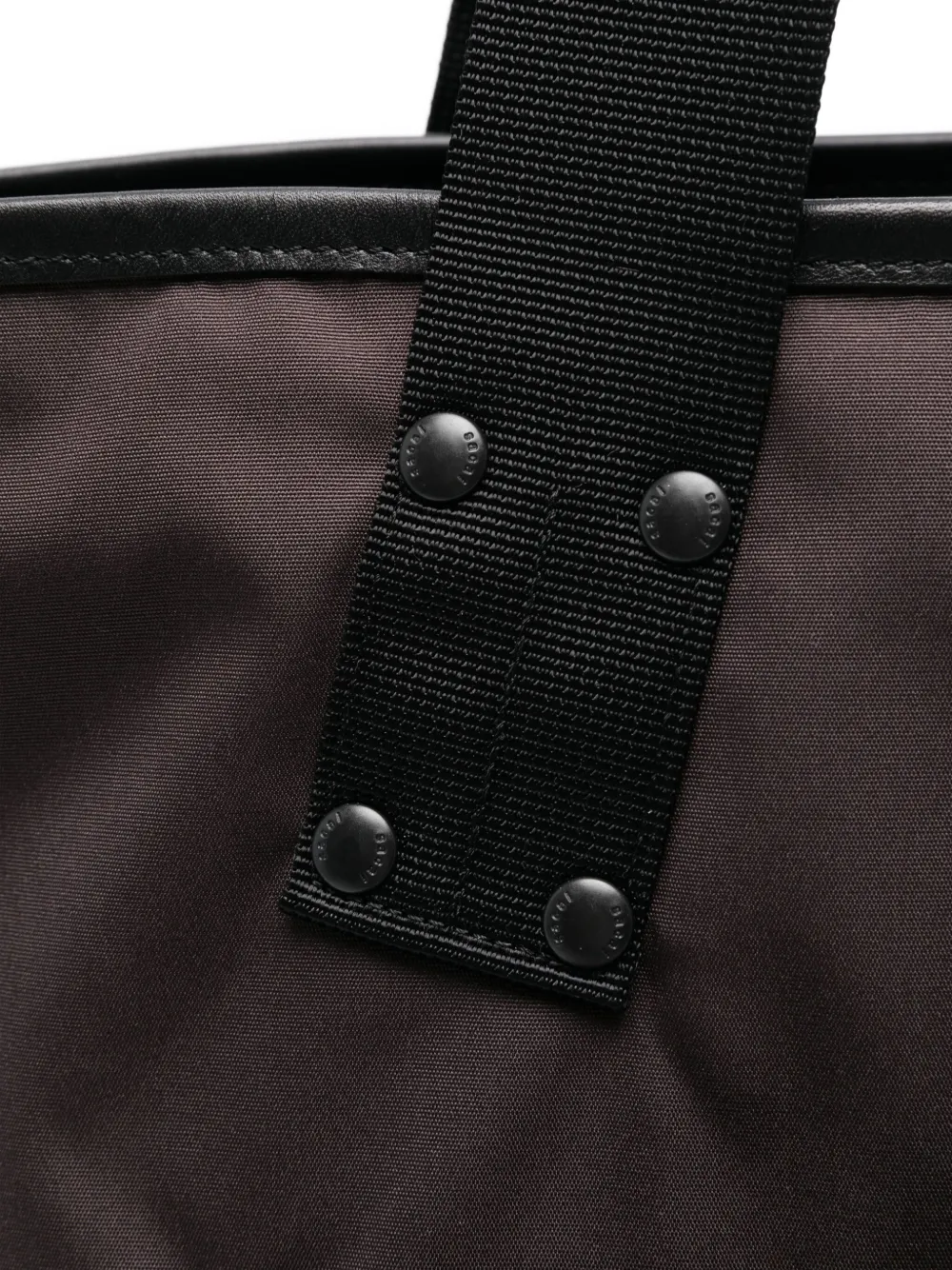 sacai detachable-pouch tote bag Bruin
