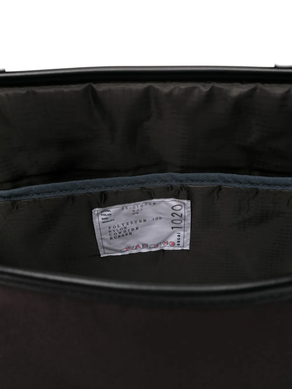 sacai detachable-pouch tote bag Bruin