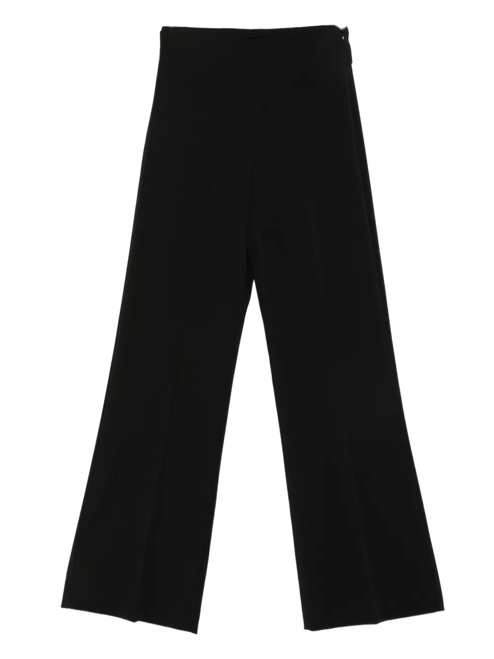 Patrizia Pepe logo-plaque trousers Zwart