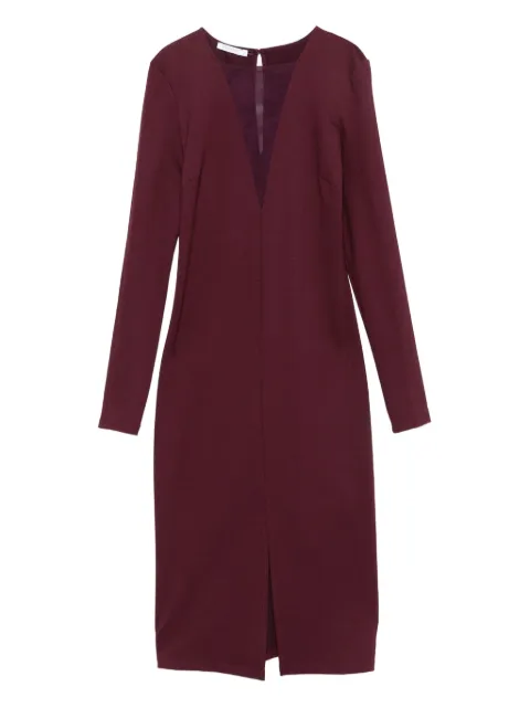 Patrizia Pepe V-neck long-sleeved dress