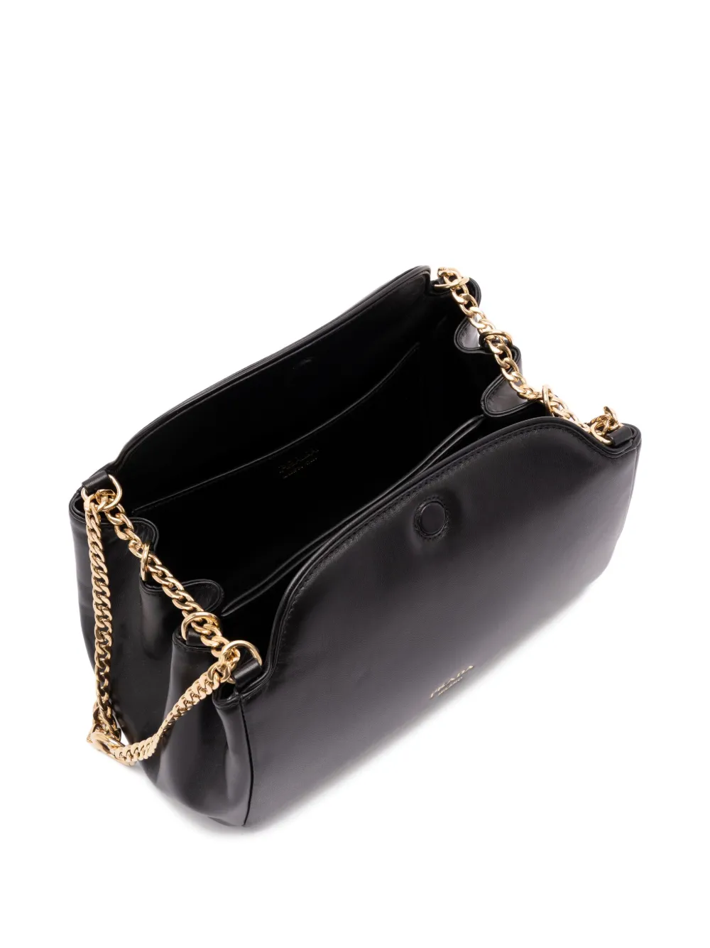 Prada small Tumulte chain-strap leather shoulder bag Zwart
