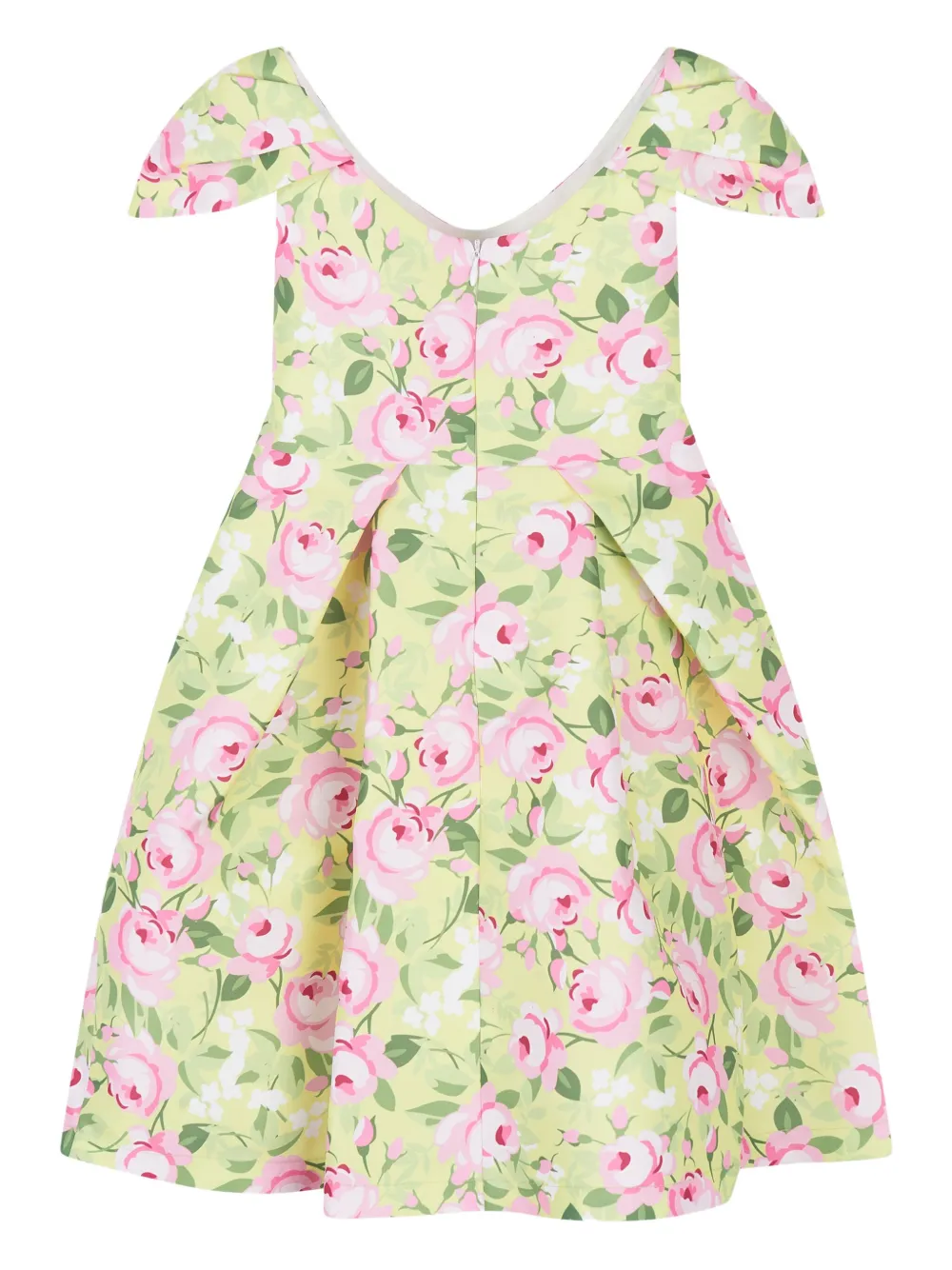 MAMA LUMA KIDS rose-print pleated dress | Girls Casual Dresses | Image 2