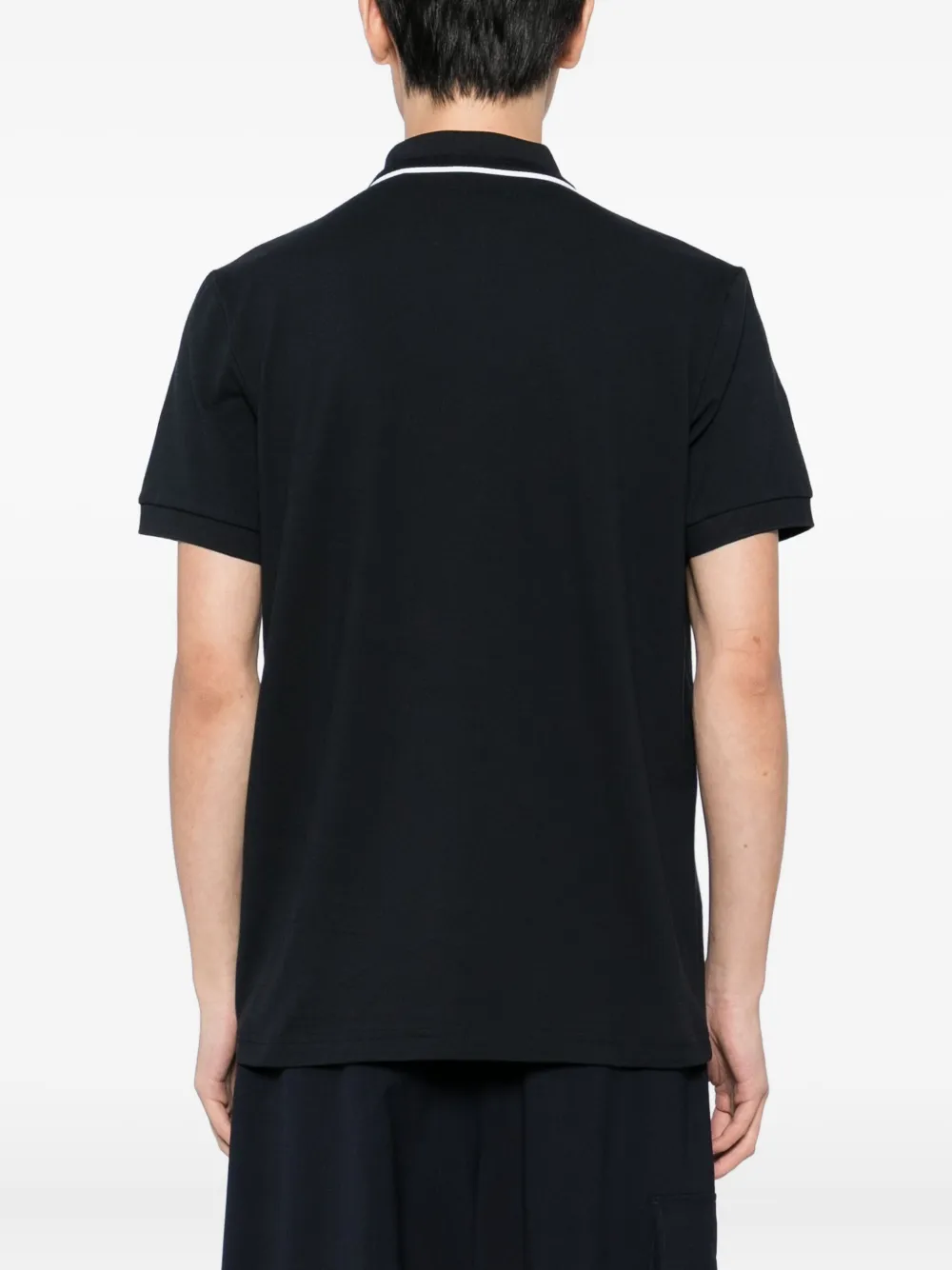 BOSS Poloshirt met logoprint Blauw